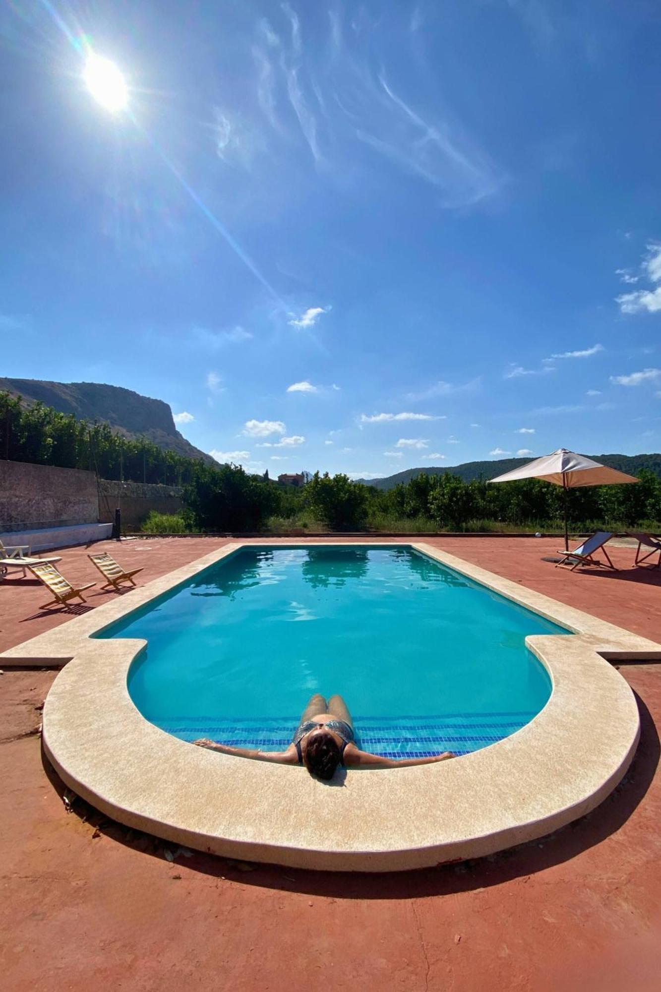 Casa Magnolia, A Rural Paradise House With Pool Alzira Exteriör bild